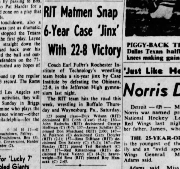 RIT Snap 6-Year Case 'Jinx' with 22-8 Victory