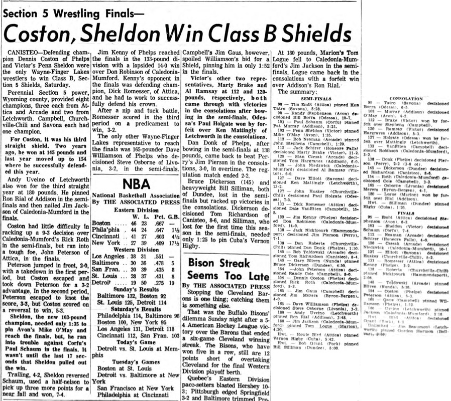 Coston, Sheldon Win Class B Shields