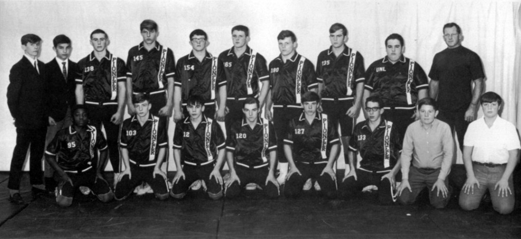 1968-1969 Arcade Pioneer Panthers Varsity Wrestling
