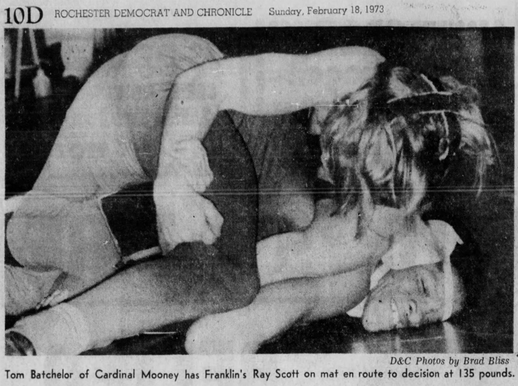 Tom Batchelor (Cardinal Mooney) vs. Ray Scott (Franklin)