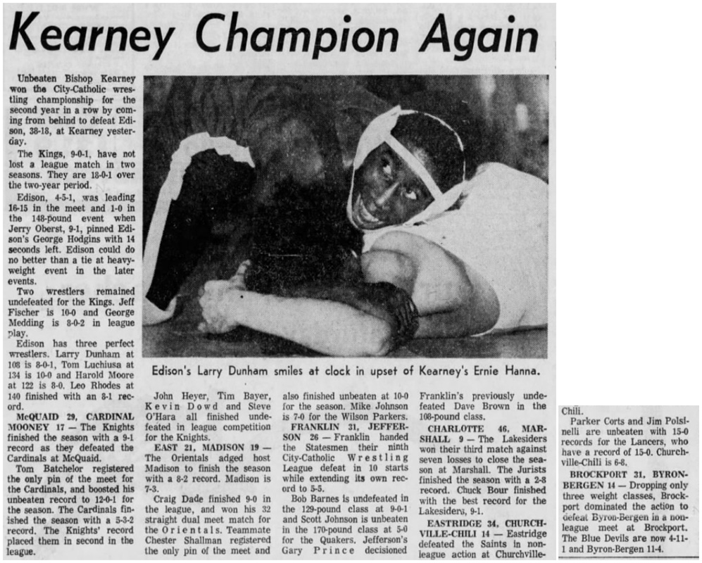 Brockport 31, Byron-Bergen 14