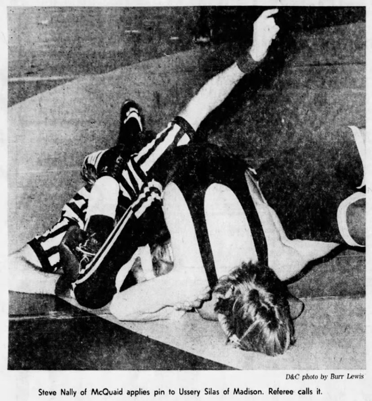 Steve Nally pins Ussery Silas