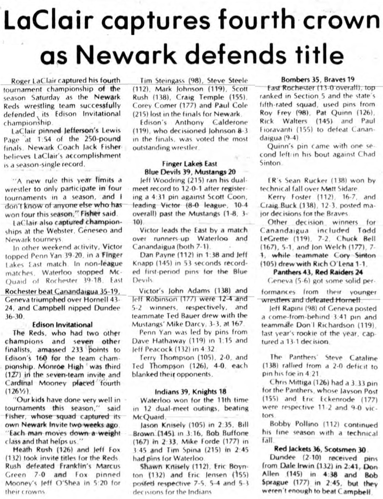 Bombers 35, Braves 19