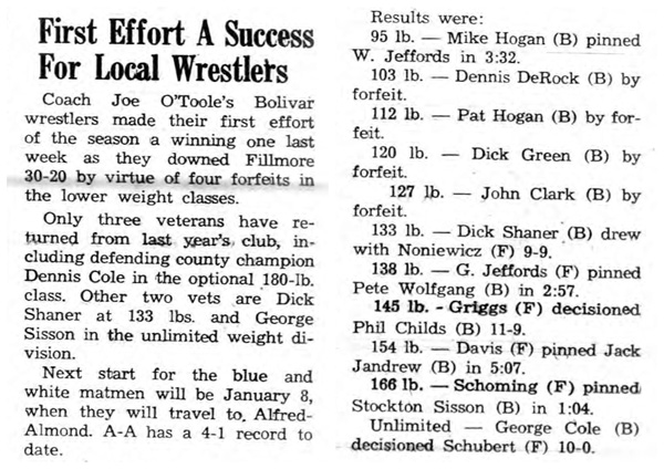 First Effort A Seccuss For Local Wrestlers