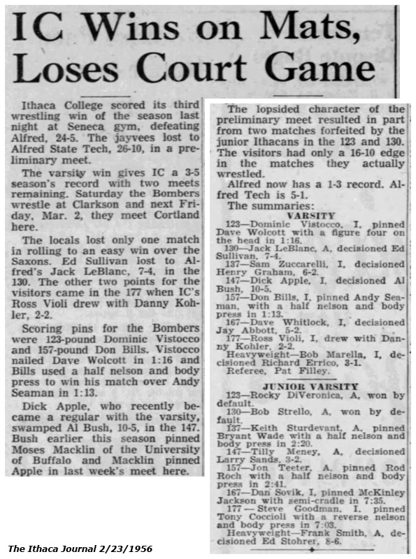 IC Varsity Wins on Mats, JV Loses