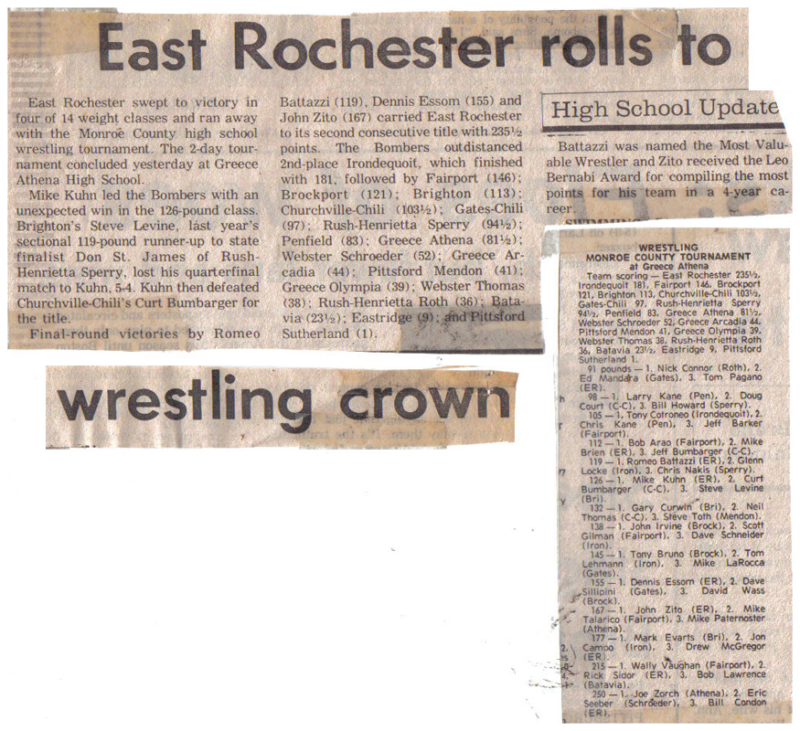 East Rochester rolls to wrestling crown