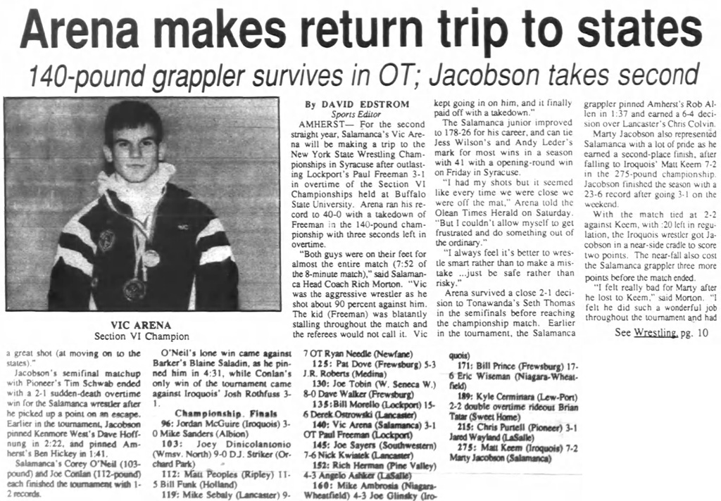 Arena makes return trip to states