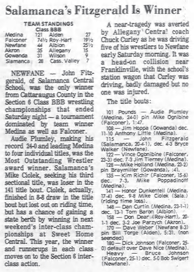 Salamancas Fitzgerald is Winner