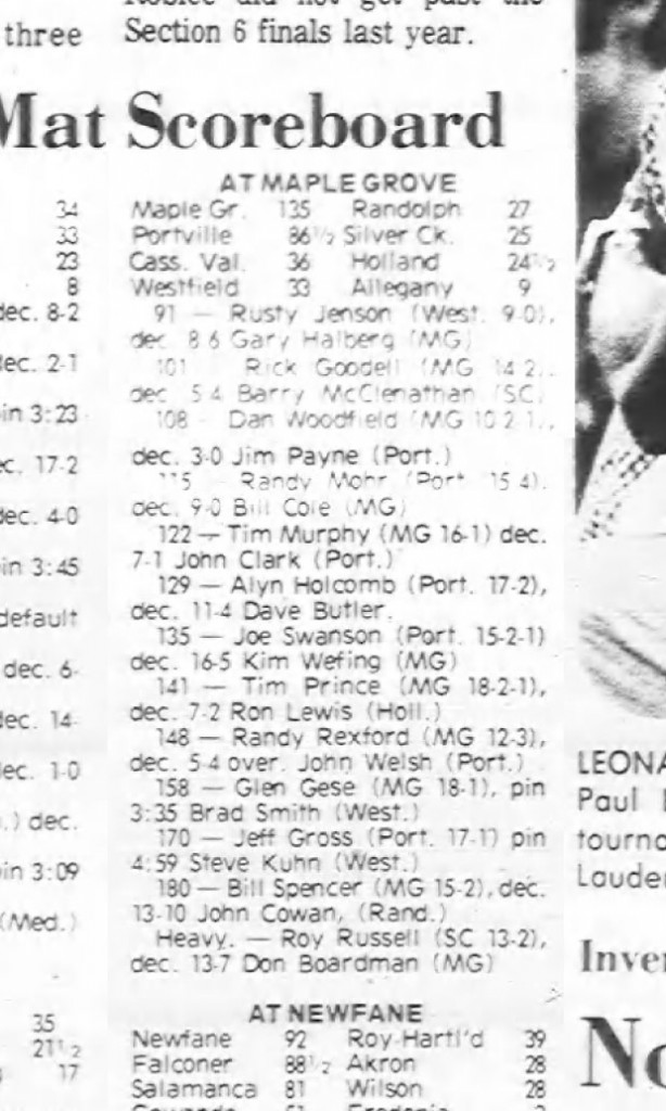 Section VI Division 7 at Maple Grove