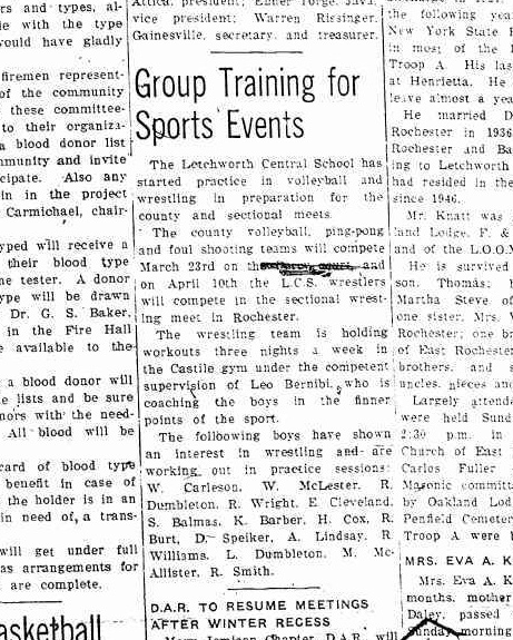 Group Training for Sports Events