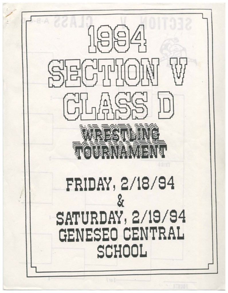 1994 Section V Class D Wrestling Tournament