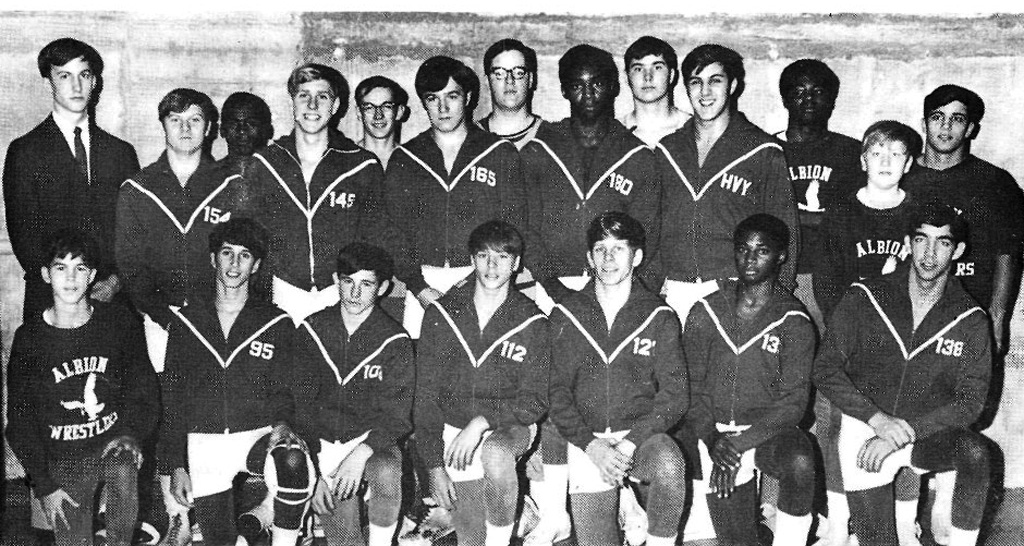 1968-1969 Albion Purple Eagles Wrestling