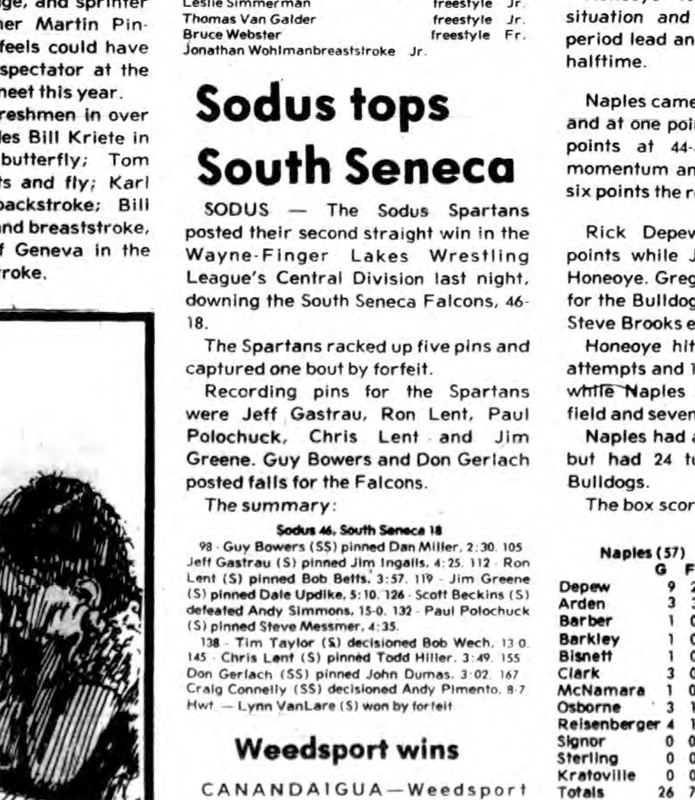 Sodus tops South Seneca