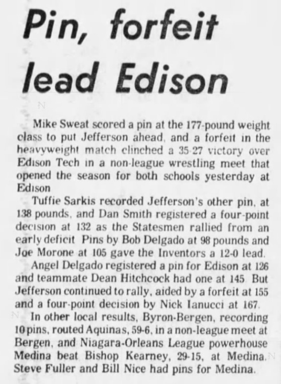 Niagara-Orleans League powerhouse Medina...