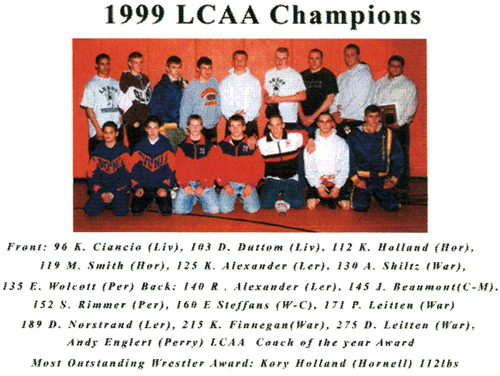 1999 LCAA Wrestling Champions