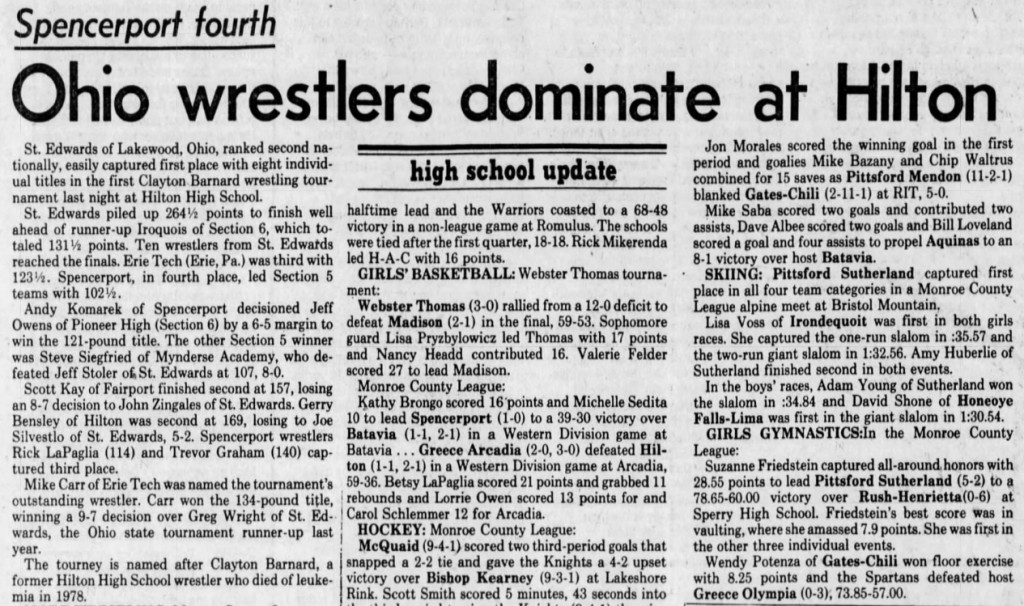 Ohio wrestlers dominate at Hilton