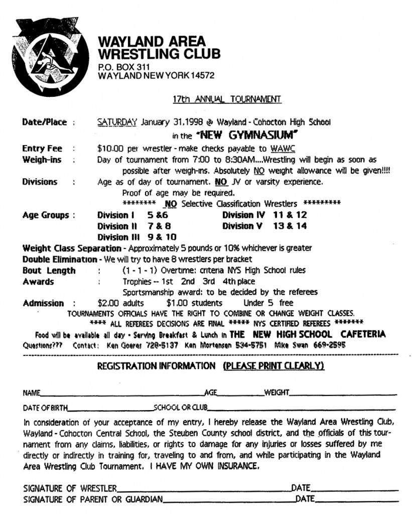 17th Annual Tournament