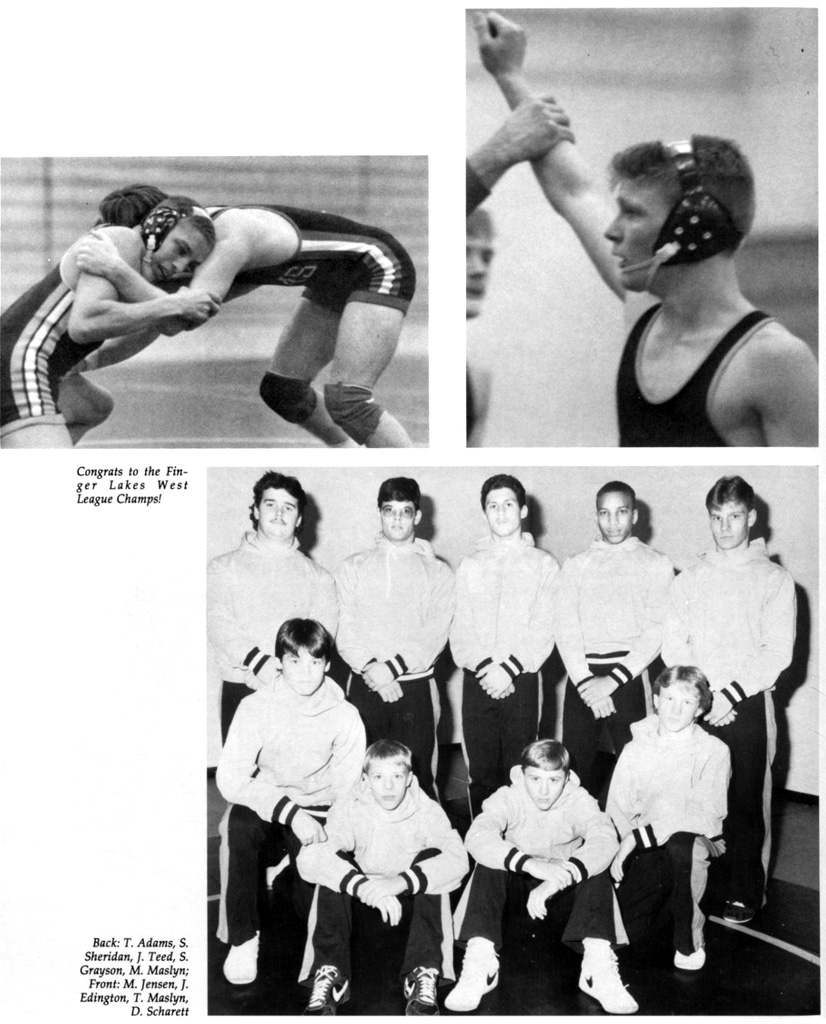 1989-1990 Midlakes Screaming Eagles Wrestling