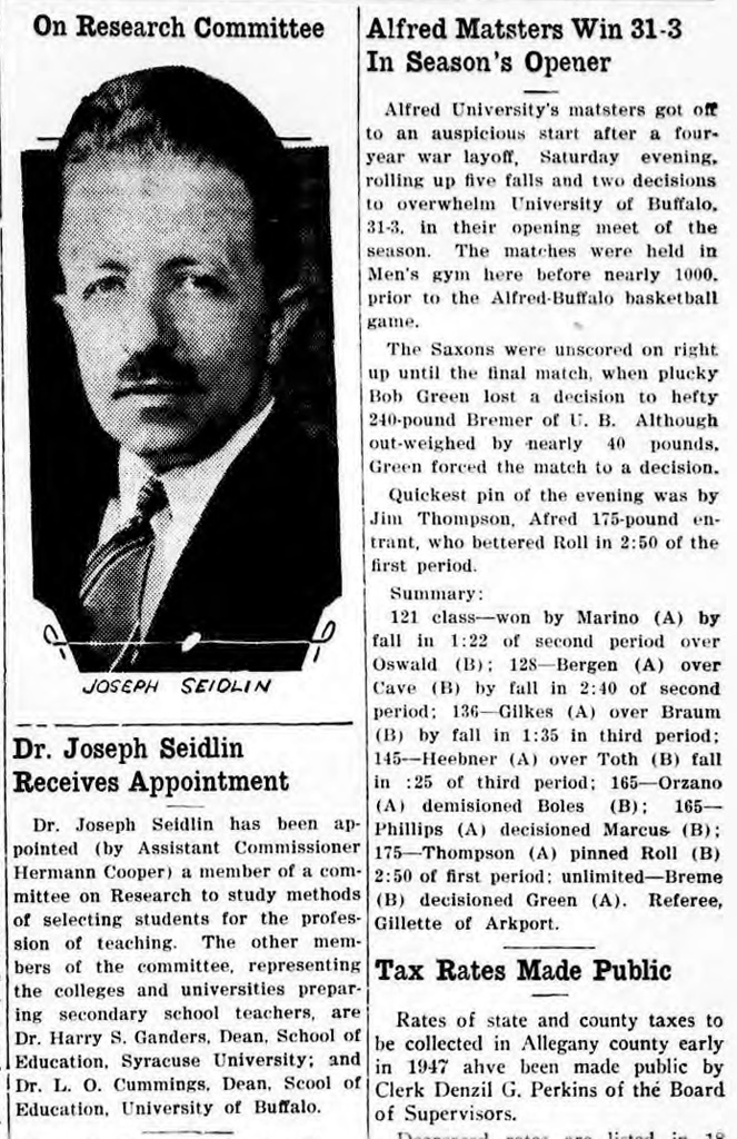 Alfred Matsters Win 31-3 In Season Opener