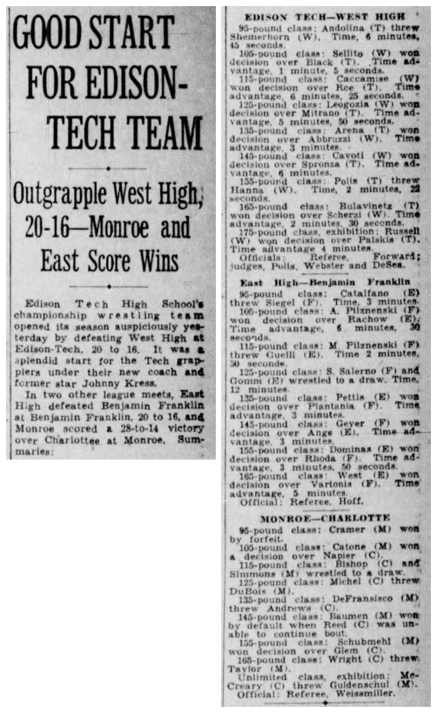 Monroe and East Score Wins