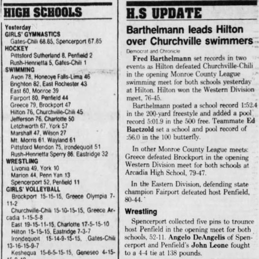 Spencerport trounces Penfield