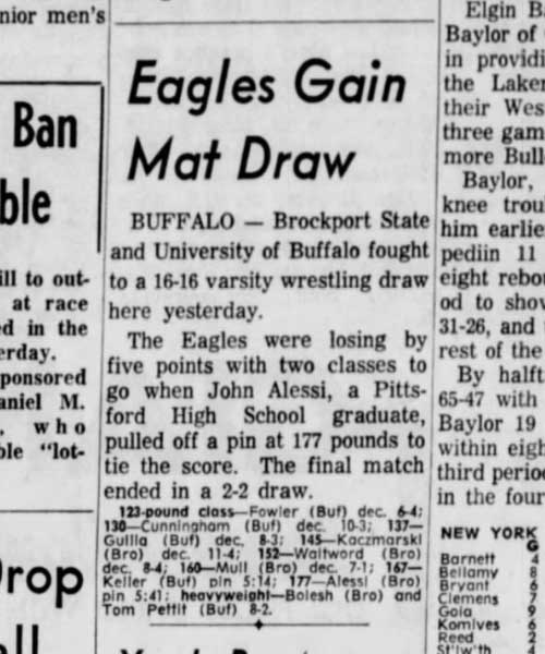 Eagles Gain Mat Draw