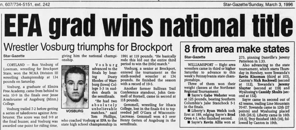 EFA grad wins national title