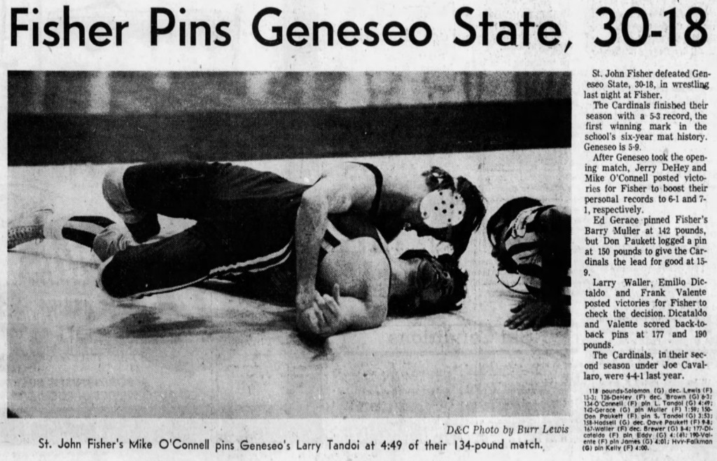 Fisher Pins Geneseo State, 30-18
