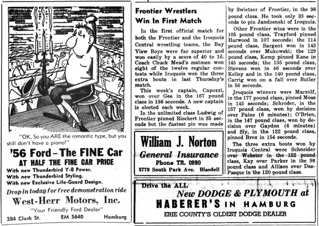 Frontier Wrestlers Win In First Match