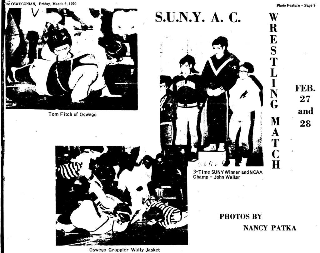 SUNYAC Wrestling Match
