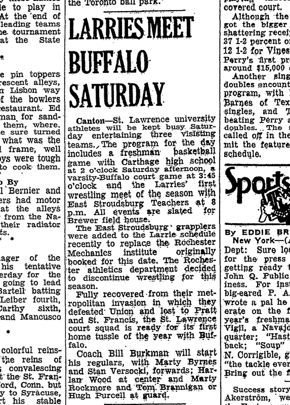 East Stroudsburg added to Larrie schedule