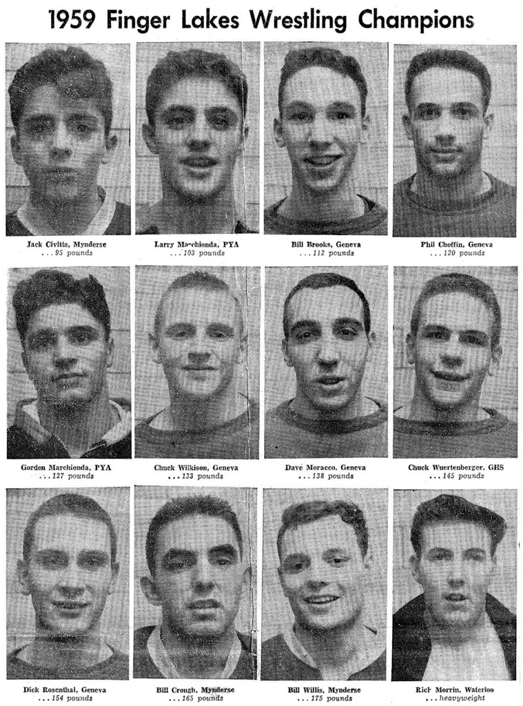 1959 Finger Lakes Wrestling Champions