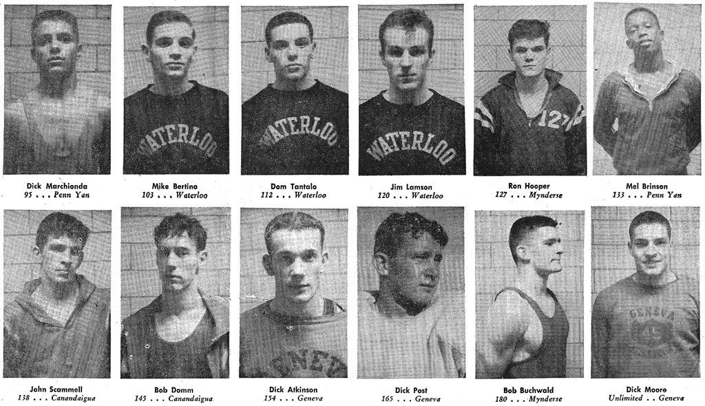 1961 Wayne-Finger Lakes Wrestling Champions