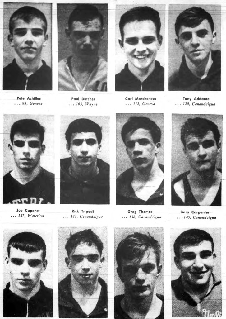 1964 Wayne-Finger Lakes Wrestling Champions