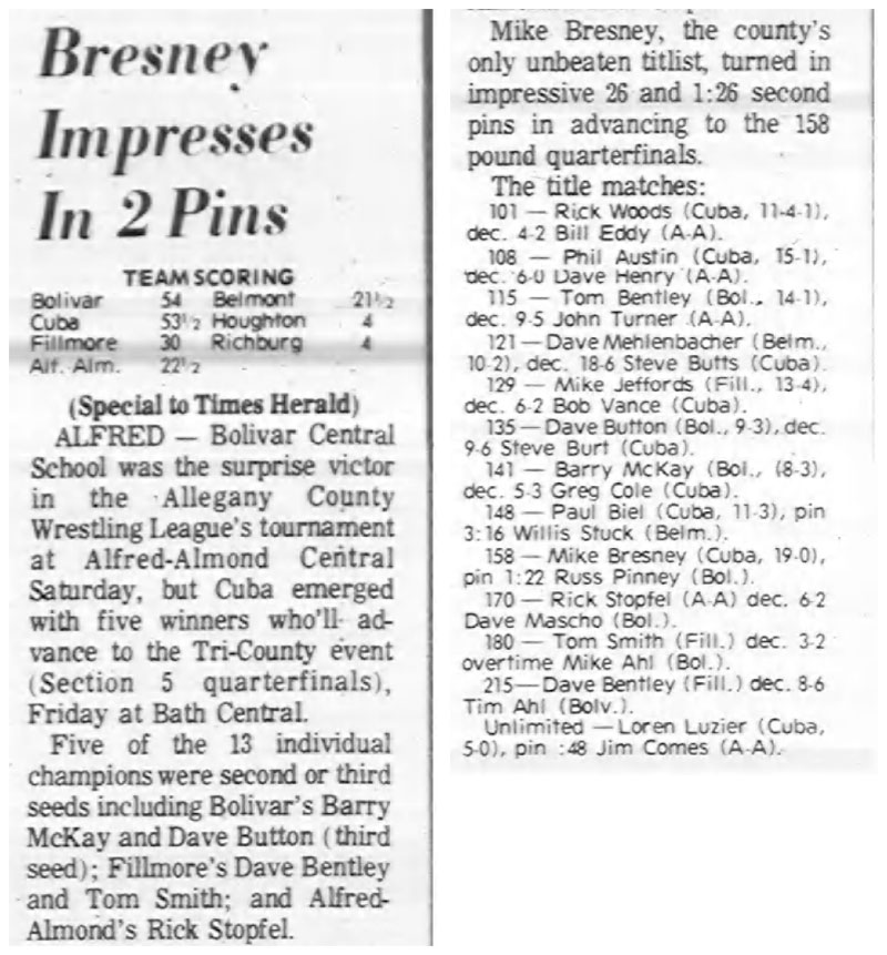 Bresney Impresses in 2 Pins