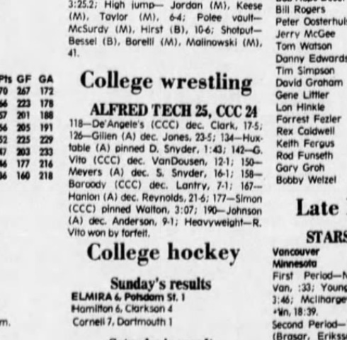 Alfred Tech 25, CCC 24