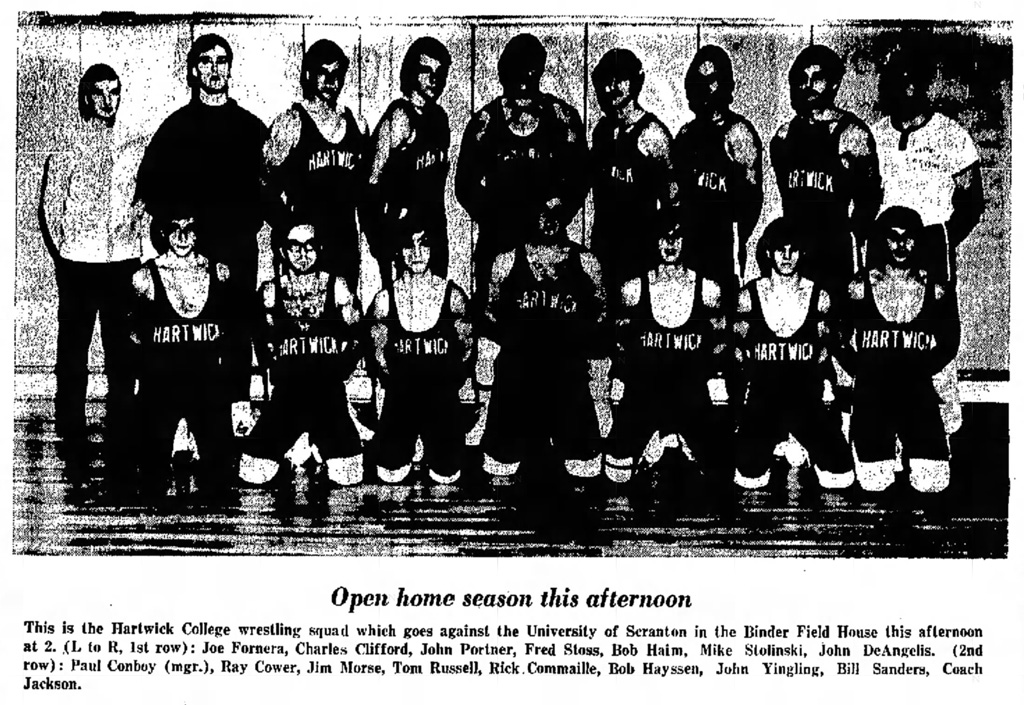 1969-1970 Hartwick Warriors