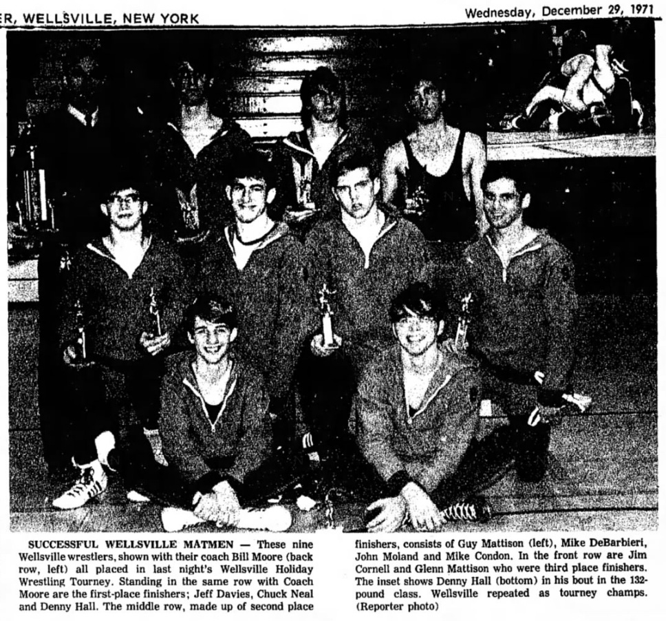 Successful Wellsville Matmen