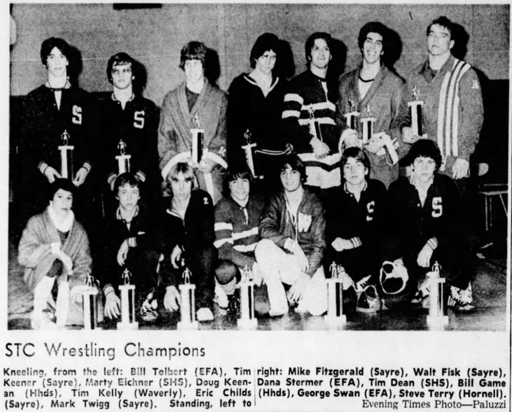 1977 STC Wrestling Champions