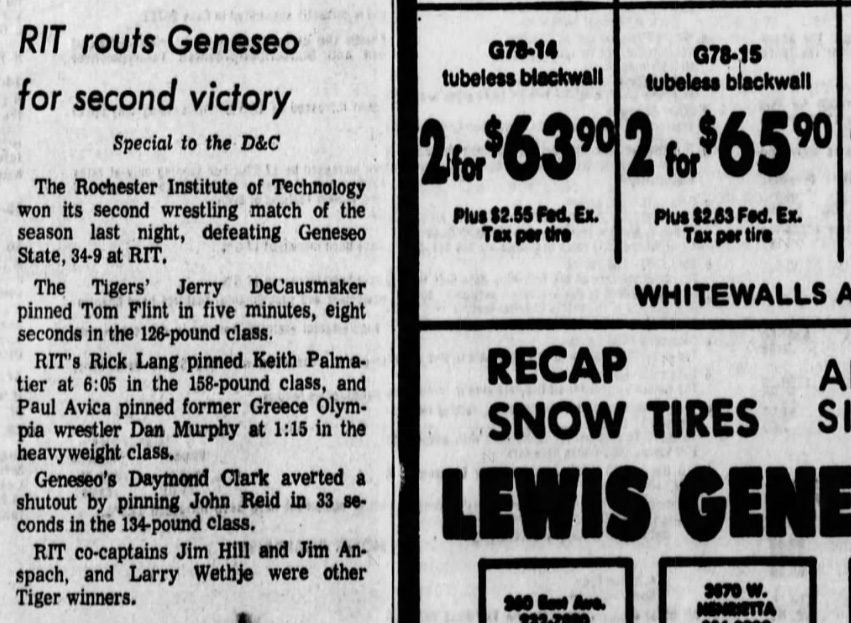 RIT routs Geneseo for second victory