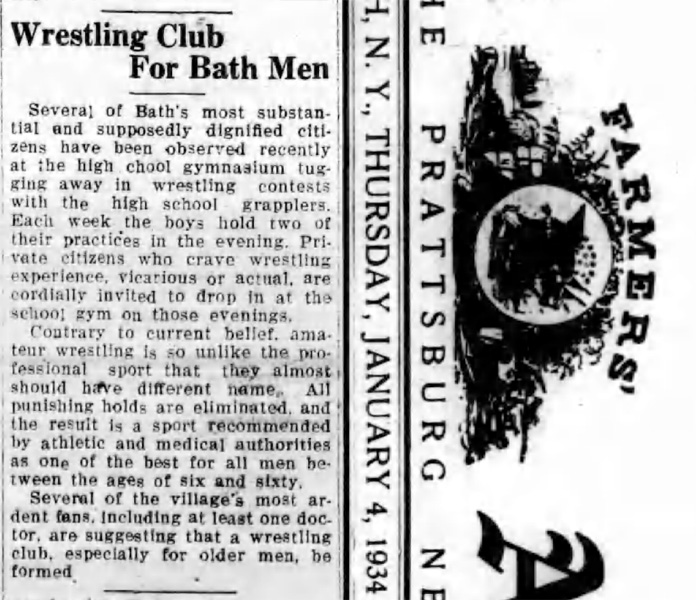 Wrestling Club For Bath Men