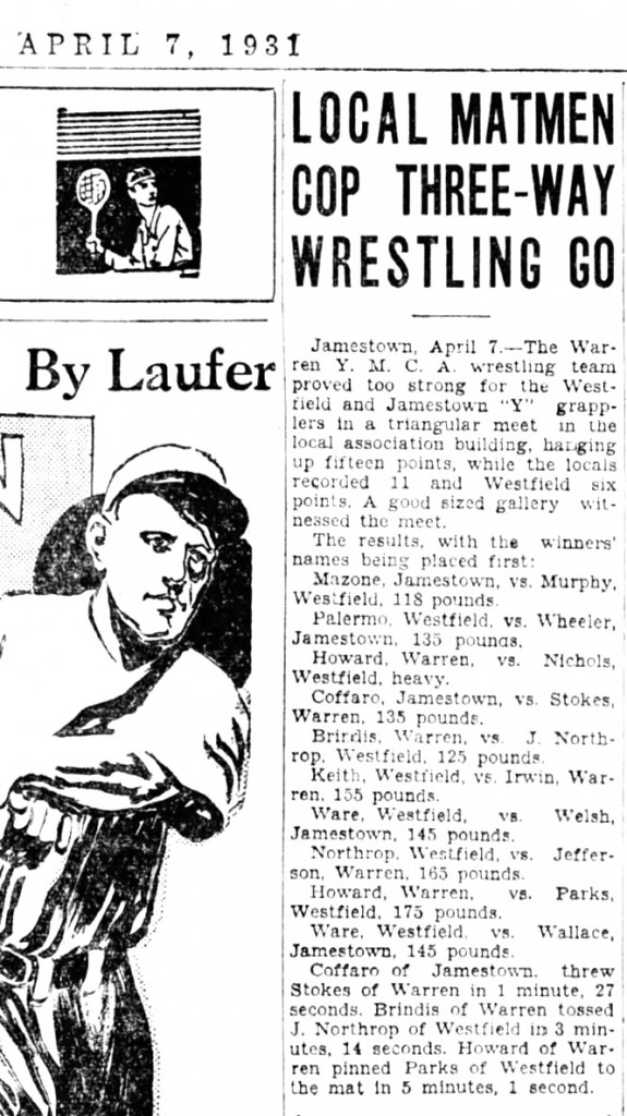 Local Matmen Cop Three-Way Wrestling Go