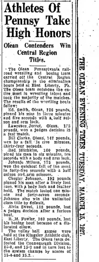 Athletes Of Pennsy Take High Honors