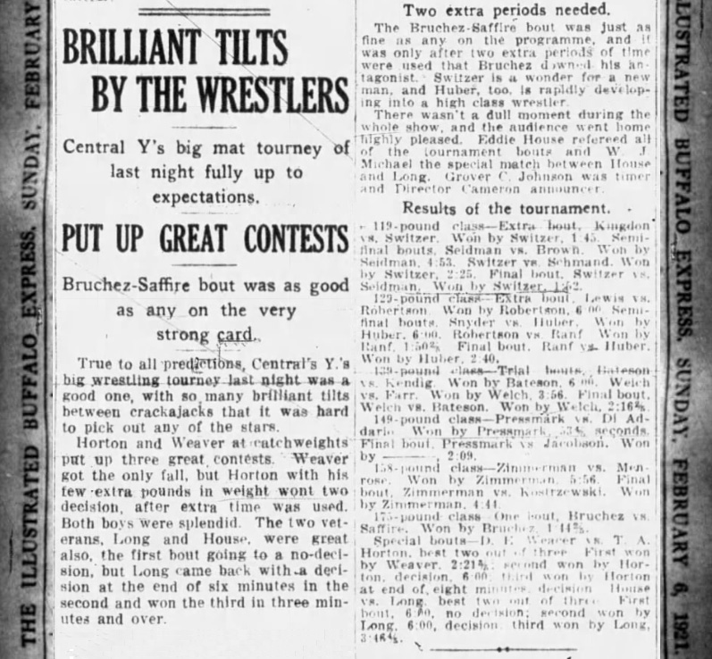 Brilliant Tilts By The Wrestlers