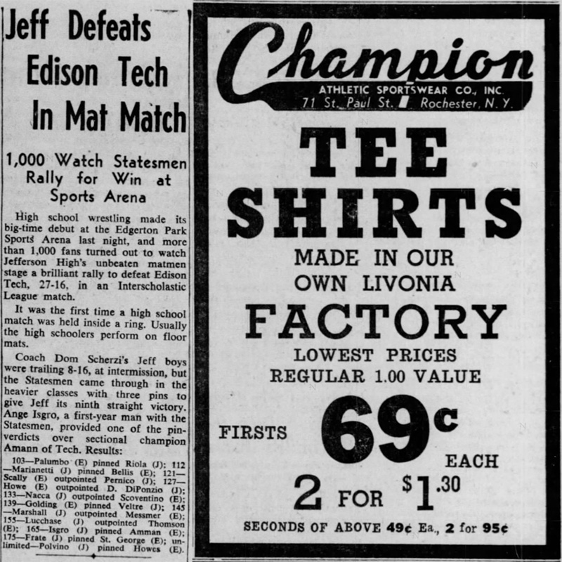 Jeff Defeats Edison Tech In Mat Match