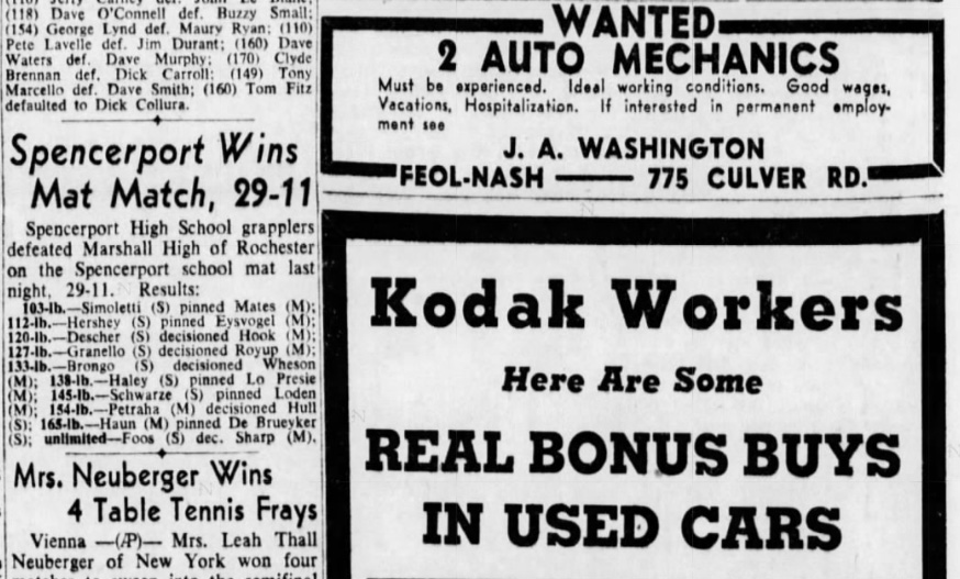 Spencerport Wins Mat Match, 29-11