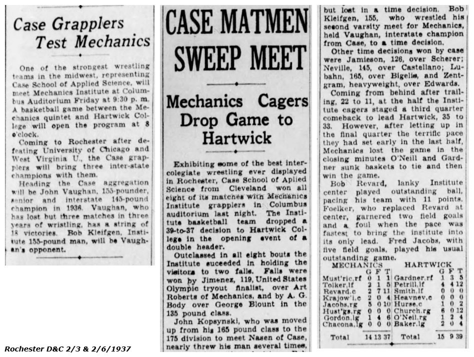 Case Matmen Sweep Meet