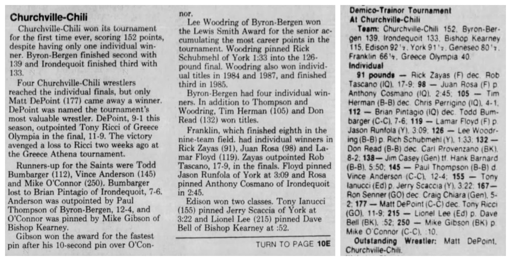 DeMeco-Trainor Tournament