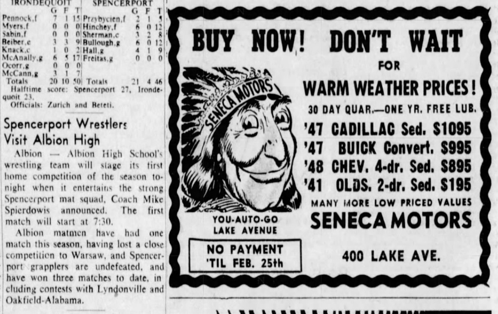 Spencerport Wrestlers Visit Albion High