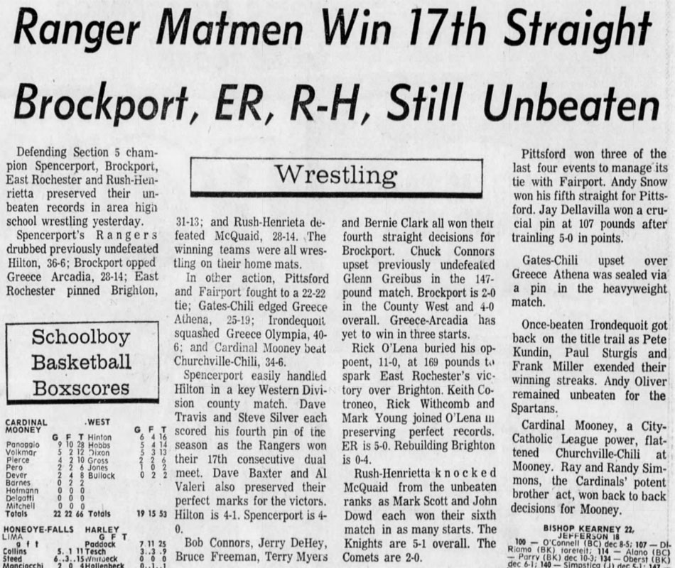 Cardinal Mooney beat Churchville-Chili